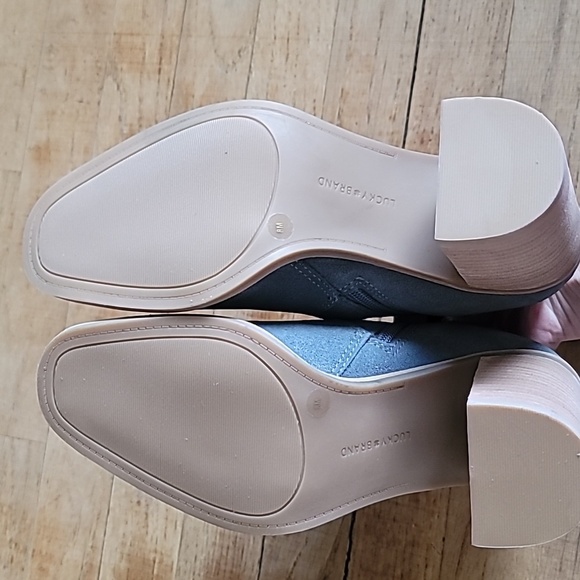 Lucky Brand, Pellyon Western Bootie, Slate Grey‎ (bluish tone), Size 8 - NWT - Picture 12 of 14